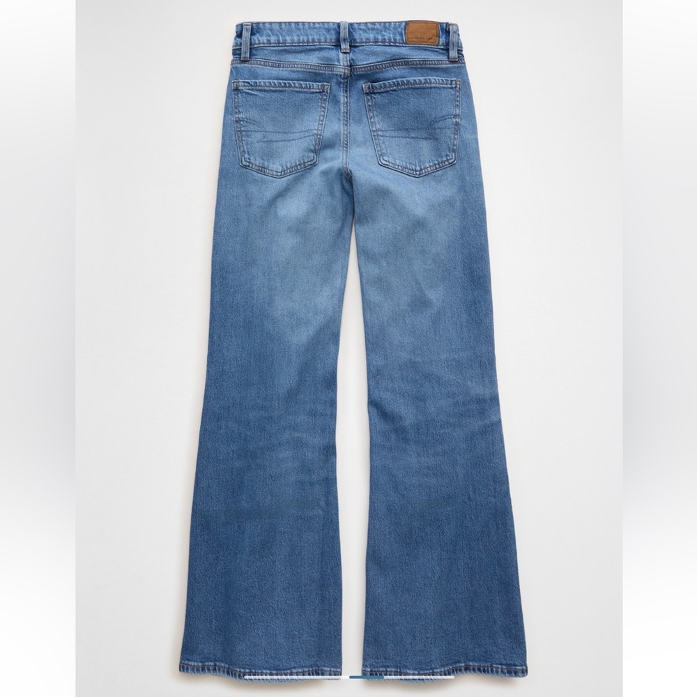 American Eagle Outfitters Light Blue Flare Jeans - Picture 4 of 12
